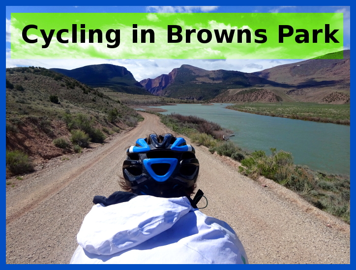 cycling in Browns Park Wildlife Refuge, Colorado