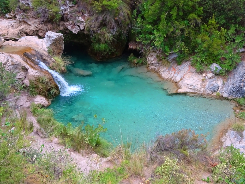 wild swimming hole on Rio Verde trail