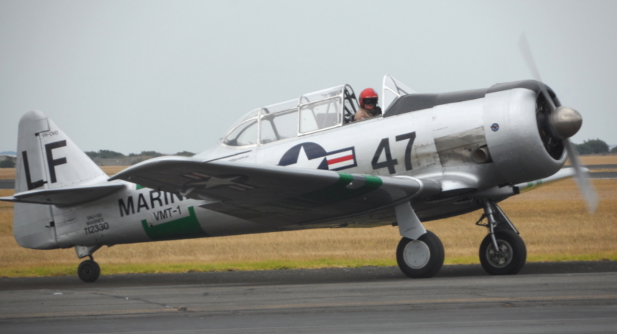 small airplane showing at the Port Cook Raaf Museum