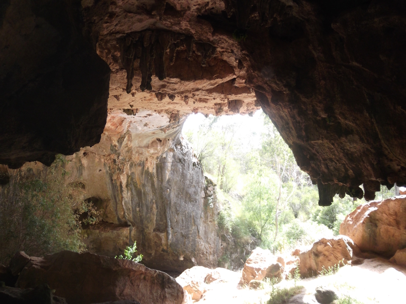 Arch Loop hike at Borenore Caves near Orange