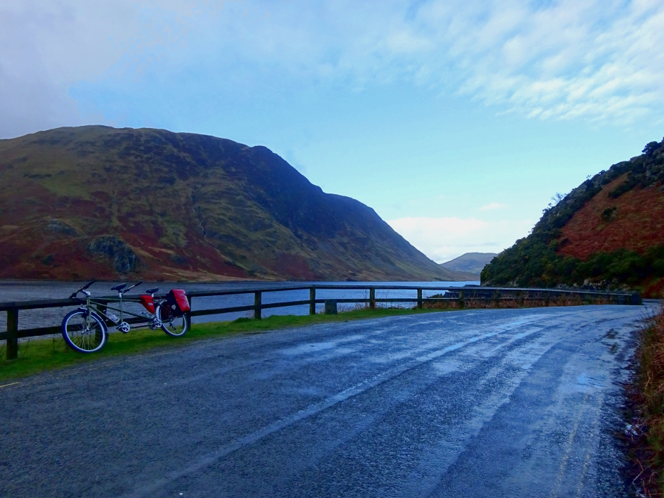 cycling Crummock water from Cockermouth