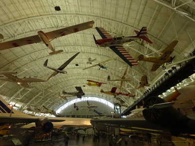 Udvar Hazy plane hanger in Washington D.C.