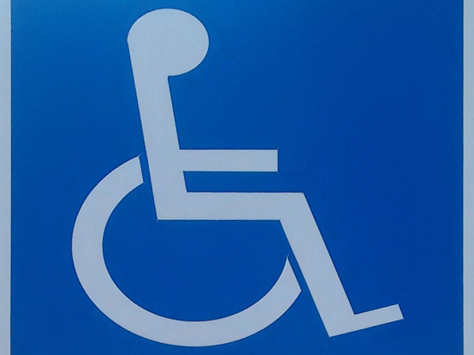 a wheelchair sign