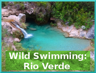 river hike and swim in the Rio Verde